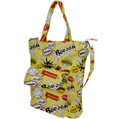 Cartoon Comics Pattern Shoulder Tote Bag by Loisa77