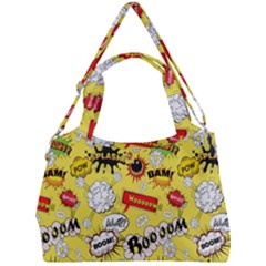 Cartoon Comics Pattern Double Compartment Shoulder Bag by Loisa77