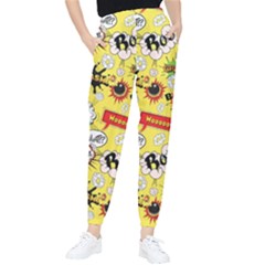 Cartoon Comics Pattern Women s Tapered Pants by Loisa77