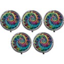 Tie Dye Grateful Dead Bears Mini Round Pill Box (Pack of 5) View1