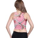 Aesthetic Cute Kawaii Watermelon Racer Back Crop Top View2