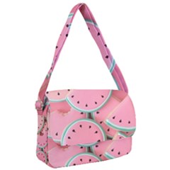 Aesthetic Cute Kawaii Watermelon Courier Bag by Perong