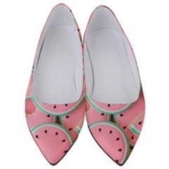 Aesthetic Cute Kawaii Watermelon Women s Low Heels by Perong