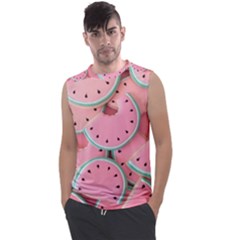 Aesthetic Cute Kawaii Watermelon Men s Regular Tank Top by Perong