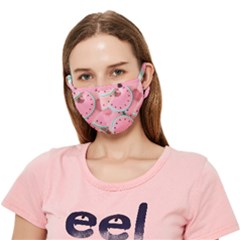 Aesthetic Cute Kawaii Watermelon Crease Cloth Face Mask (adult) by Perong