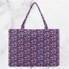 Trippy Cool Pattern Zipper Medium Tote Bag by designsbymallika