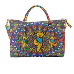 Dead Dancing Bears Grateful Dead Pattern Carry-on Travel Shoulder Bag by Grandong