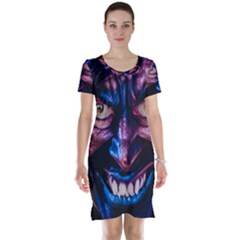 Shadow Madness (ai) Short Sleeve Nightdress