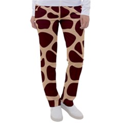 Animal Print Girraf Patterns Women s Casual Pants by Ket1n9