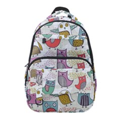 Owl Animal Bird Pattern Carry-on Travel Backpack by Perong