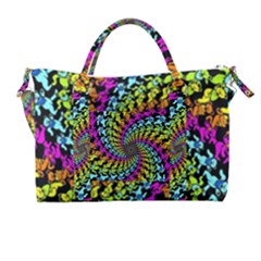 3d Grateful Dead 90 s Neon Dancing Bears Carry-on Travel Shoulder Bag by Perong