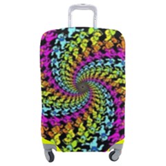 3d Grateful Dead 90 s Neon Dancing Bears Luggage Cover (medium)