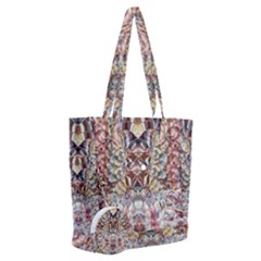 Stitches Blend Everyday Shoulder Bag With Pouch Bag by kaleidomarblingart