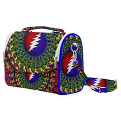 Grateful Dead Bear Pattern Satchel Shoulder Bag by Maspions