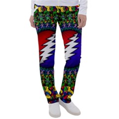 Grateful Dead Bear Pattern Women s Casual Pants by Maspions