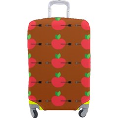 Apple Arrow Pattern Design Drawing Luggage Cover (large) by Proyonanggan