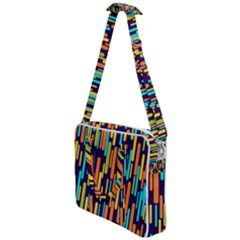 Illustration Abstract Line Cross Body Office Bag by anzea