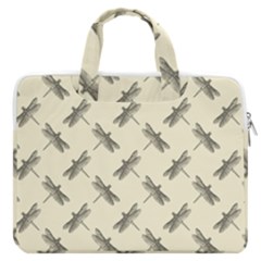 Dragonfy Insect Pattern Macbook Pro 15  Double Pocket Laptop Bag  by Maspions