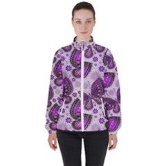 Butterflies Butterfly Insect Animal Nature Women s High Neck Windbreaker by Maspions