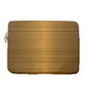 Gold, Desenho, Golden, Metal, Shiny, 14  Vertical Laptop Sleeve Case With Pocket View1