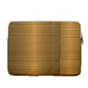 Gold, Desenho, Golden, Metal, Shiny, 14  Vertical Laptop Sleeve Case With Pocket View2