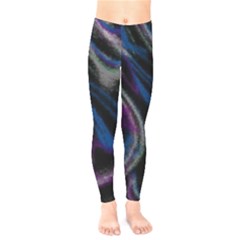 Multicolored Abstract Dynamic Shapes Print Kids  Classic Winter Leggings