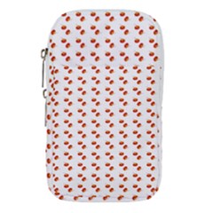 Kawaii Pumpkin Patt White Waist Pouch (large) by snowwhitegirl