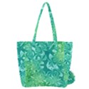 Retro Flower Pattern Design Batik Everyday Shoulder Bag with Pouch Bag View2