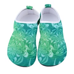 Retro Flower Pattern Design Batik Women s Sock-style Water Shoes by Posterlux