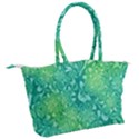 Retro Flower Pattern Design Batik Canvas Shoulder Bag View2