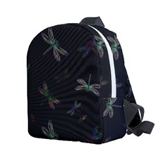 Background Pattern Dragonfly Kids  Age 2-4 Lightweight Preschool Backpack by Posterlux