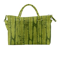 Fern Texture Nature Leaves Carry-on Travel Shoulder Bag by Posterlux