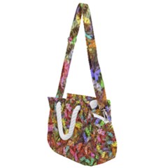 Echinopsis Terscheckii Cactus Motif Random Colored Pattern Rope Handles Shoulder Strap Bag by dflcprintsclothing