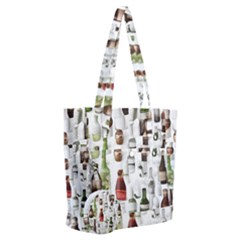 Bottle Chic Print Patterns Everyday Shoulder Bag With Pouch Bag by BellaVistaTshirt02