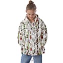 Bottle Chic Print Patterns Kids  Oversized Hoodie View1