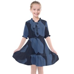 Purple Camo Kids  All Frills Chiffon Dress