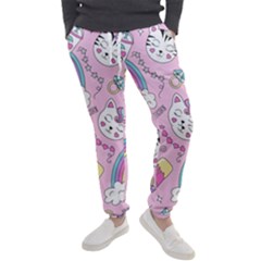 Beautiful Cute Animals Pattern Pink Men s Jogger Sweatpants by Grandong