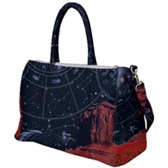 Astrology Surreal Surrealism Trippy Visual Art Duffel Travel Bag by Bedest