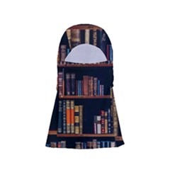 Assorted Title Of Books Piled In The Shelves Assorted Book Lot Inside The Wooden Shelf Adjustable Balaclava Face Mask