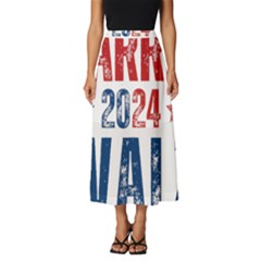 Kamala Harris 2024 Walz Classic Midi Chiffon Skirt by Safari