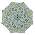 Leaf seamless pattern  Automatic Folding Umbrella with Case (Medium) View1