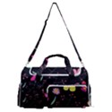 Foliage Pattern, Adorable Beautiful Sports Gym Duffle Bag with Shoe Compartment View1