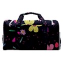 Foliage Pattern, Adorable Beautiful Sports Gym Duffle Bag with Shoe Compartment View2