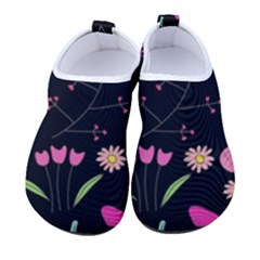 Foliage Pattern, Adorable Beautiful Men s Sock-style Water Shoes by kyorashop23