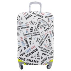 Embrace The Magic Inspirational Phrase Pattern Luggage Cover (medium) by dflcprintsclothing