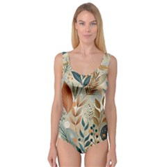 Leaves Pattern Floral Princess Tank Leotard  by Salmanaz77