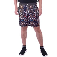 Pearls And Stones Men s Pocket Shorts by dedoma