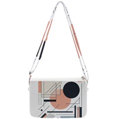 Abstract Architecture Double Gusset Crossbody Bag by Bedest