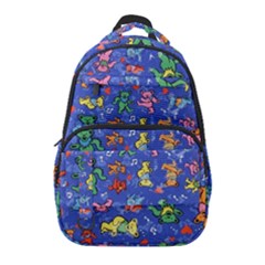 Grateful Dead Dancing Bears Pattern Carry-on Travel Backpack by Salmanaz77