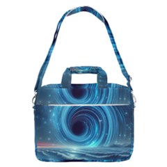 Astral Waveform Fantasy Macbook Pro 15  Shoulder Laptop Bag by Grandong